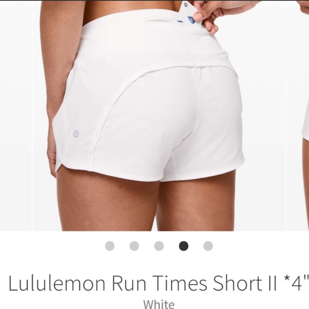 LULULEMON RUN TIMES II SHORT *4”